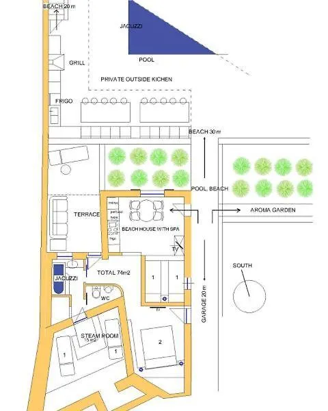 Bella Vista Beach House Apartments, Hot Pool And Jacuzzi Trogir